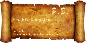 Prajda Dorottya névjegykártya